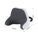 Wanderlite Travel Neck Pillow Portable for Airplane Memory Foam with Eyemask Earplugs Grey