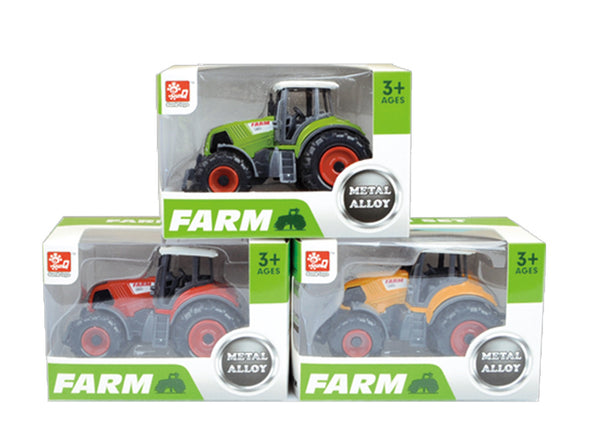 3x DIECAST FARM TRACTORS - NuSea