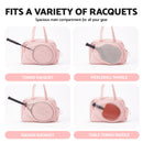 Everfit Tennis Tote Bag Gym Bag Sports Duffle Bags Holds 2 Rackets Pink