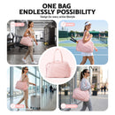 Everfit Tennis Tote Bag Gym Bag Sports Duffle Bags Holds 2 Rackets Pink