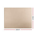 Artiss Tatami Mat Floor Mattress 3cm Thick Futon Mattresses Mellow Mat Rugs Living Room Beige