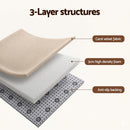 Artiss Tatami Mat Floor Mattress 3cm Thick Futon Mattresses Mellow Mat Rugs Living Room Beige