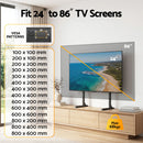 Artiss Universal TV Stand for 24-86 inch TVs LED Screen Table Top Desktop Mount