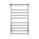 Devanti Electric Heated Towel Rail Rack 14 Bars Wall Mounted Clothes Dry Warmer