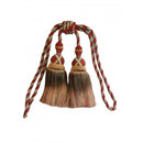 Multi Coloured Double Tassel Curtain Tieback