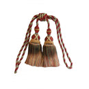 Multi Coloured Double Tassel Curtain Tieback