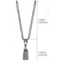 Multi Coloured Double Tassel Curtain Tieback