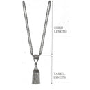 Multi Coloured Double Tassel Curtain Tieback