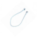 Magnetic weaved rope tieback White