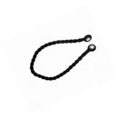 Magnetic weaved rope tieback Black