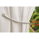 Magnetic weaved rope tieback Beige