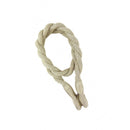Magnetic weaved rope tieback Linen