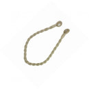 Magnetic weaved rope tieback Linen