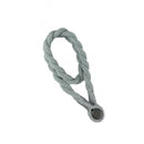 Magnetic weaved rope tieback Grey