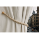 Magnetic weaved rope tieback Linen