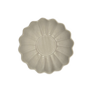 Set of 2 Scalloped Terracotta Bowls | White Glaze Finish | Decorative & Serving Bowls