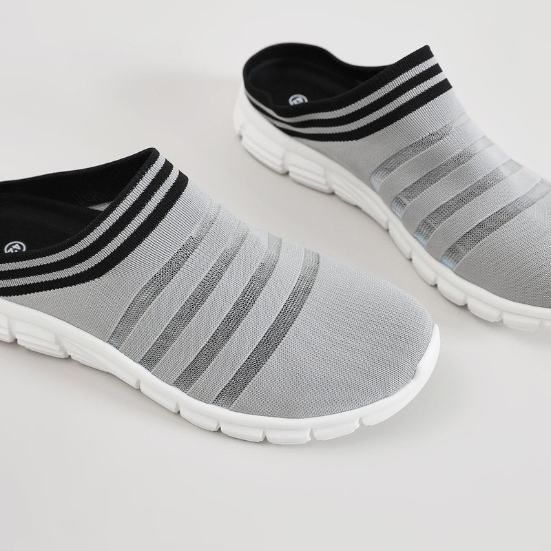 MEN'S BIRD'S NEST HALF-SANDALS  4555 - MEN - Grey / AUS Ladies9.5/Men7.5/EU41/25.5cm