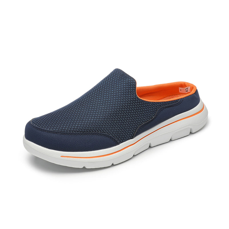 LIGHTWEIGHT UNISEX HALF-SLIPPERS 4558 - MEN - Orange / AUS Ladies9/Men7/Eu40/25.6cm