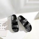 UNISEX BEACH SLIDES 0099 - MEN - Black / AUS Ladies10/Men8/EU42/26cm