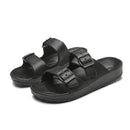 UNISEX BEACH SLIDES 0099 - MEN - Black / AUS Ladies10/Men8/EU42/26cm