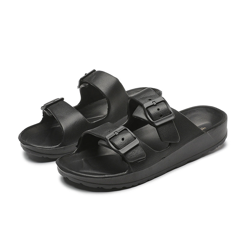 UNISEX BEACH SLIDES 0099 - MEN - Black / AUS Ladies11/Men9/EU43/26.5cm