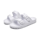 UNISEX BEACH SLIDES 0099 - MEN - White / AUS Ladies9/Men7/EU40/25cm