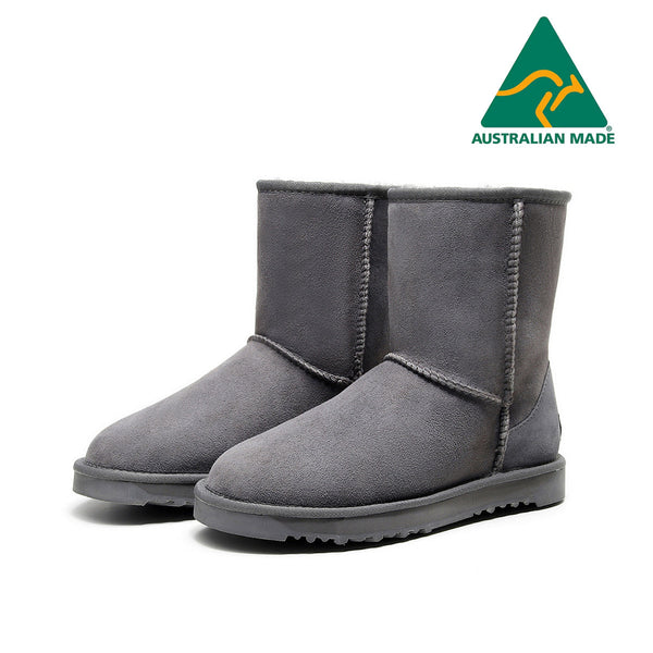 SHORT CLASSIC BOOTS 990225  MADE IN AUSTRALIA - MEN - Grey / AUS Ladies5.5/Men3.5/EU36/23cm