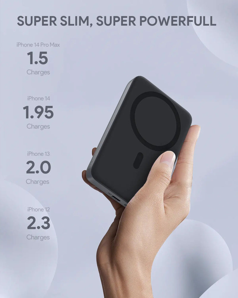 Aukey MagLinnk 10000mAh Magnetic Wireless Charging Power Bank (PB-MS02)