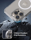 Aukey Urban Guard  Magnetic Hard-Shell iPhone 15 Pro Max Phone case - Transparent (TM11D)