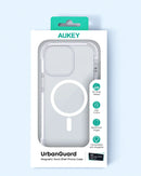 Aukey Urban Guard  Magnetic Hard-Shell iPhone 15 Pro Max Phone case - Transparent (TM11D)