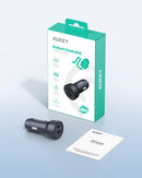AUKEY 65W Dual-Port USB-C + USB-A Fast Car Charger – CC-Y23