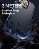 Aukey Urban Guard Elite Magnetic Hard-Shell iPhone 15 Pro Phone Case - Dark Gray (UG10C)