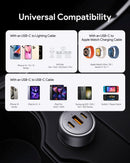 Aukey Pathfinder Mix 3 100W Fast Charging Car Charger 100W (CC-P3)