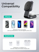 Aukey MagFusion L Qi2 Foldable 2 In 1 Magnetic Wireless Charger (LC-MC211)