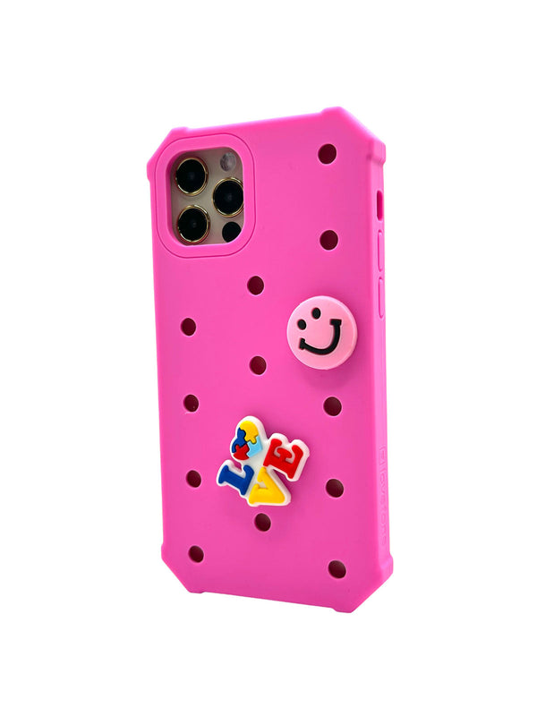 Lovefone Kids Silicone Case iPhone 15 Pro Max Pink