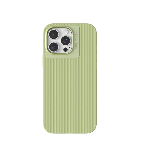 Lovefone Suitcase Case iPhone 15 Pro Lime Luggage