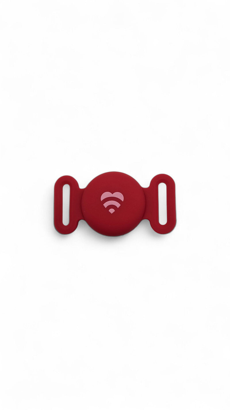 Lovefone Find My Tag Pet Holder- Red