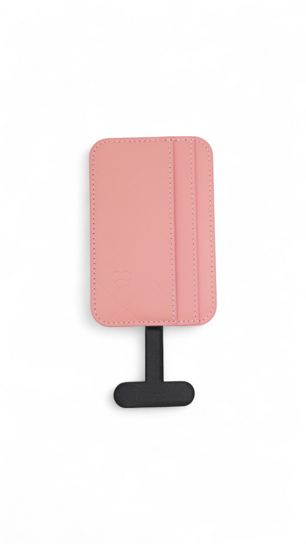 Lovefone Genuine Leather Weave Wallet with Magsafe - Pink