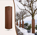 100*30*30cm Palm Tree Root Protectors Winter Protection for Trees Root Self Adhesive Plant Trunk Insulation Cover with Drawstring for Garden Outdoor Cold Weather Plants Trunk Protection - Orange