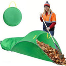 215*80cm Leaf Collector,Extra Large Portable Pop Up Leaf Bags, Foldable Leaf Pick Up Tools, Reusable Yard Garden Bags for Leaves Lawn Trash - Green