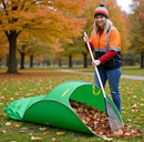 215*80cm Leaf Collector,Extra Large Portable Pop Up Leaf Bags, Foldable Leaf Pick Up Tools, Reusable Yard Garden Bags for Leaves Lawn Trash - Green