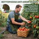 1Pack Gardening Apron, Garden Apron with Quick Release Pockets,Water Resistant Oxford with Adjustment Cross Strap,Farm Work - Red - Size 1Pack
