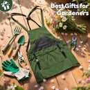 1Pack Gardening Apron, Garden Apron with Quick Release Pockets,Water Resistant Oxford with Adjustment Cross Strap,Farm Work - Red - Size 1Pack