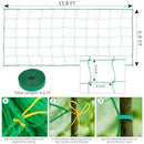 1Pack Garden Trellis Netting for Climbing Plants Outdoor Heavy Duty 27 Strands & 4x4 Inch Mesh Plant Climbing Net Strong Support for Clematis Tomatoes Cucumber Vine Plants 5.9x11.8FT - Green
