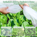 130*80*55cm(L*W*H) 2 Pack Garden Netting for Raised Beds, Ultra Fine Mesh Bird Netting Raised Garden Bed Cover, Plant Covers Pest Barrier Screen with Drawstring for Vegetables Fruits Flowers Protection - White