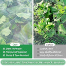 150*70*45cm(L*W*H) 2 Pack Garden Netting for Raised Beds, Ultra Fine Mesh Bird Netting Raised Garden Bed Cover, Plant Covers Pest Barrier Screen with Drawstring for Vegetables Fruits Flowers Protection - White