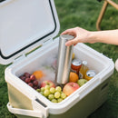 1Pack Ice Packs for Lunch Boxes Ice Pack for Cooler Reusable Stainless Steel Ice Packs for Coolers, Camping, Picnic Baskets Metal Bento Box Keep Food Drinks Fresh Cool - Silver - Size 1Pack