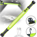 3000LM Rechargeable Magnetic Work Light, 2026 New LED Work Light Bar, Portable Under Hood Works Lights for Automotive Repair, Adjustable Magnetic LED Bar for Mechanics - Green