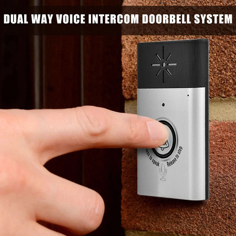 2-Way Voice Intercom Wireless Doorbell System