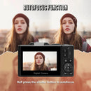 4K Digital Camera for Photography 64MP Vlogging Black